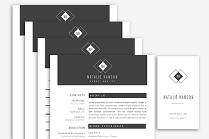 Word Resume Business Card Templates