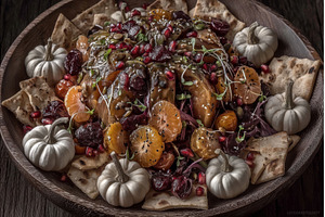 A fruit salad consisting of pumpkin, a Food & Drink Photo by ZinetroN