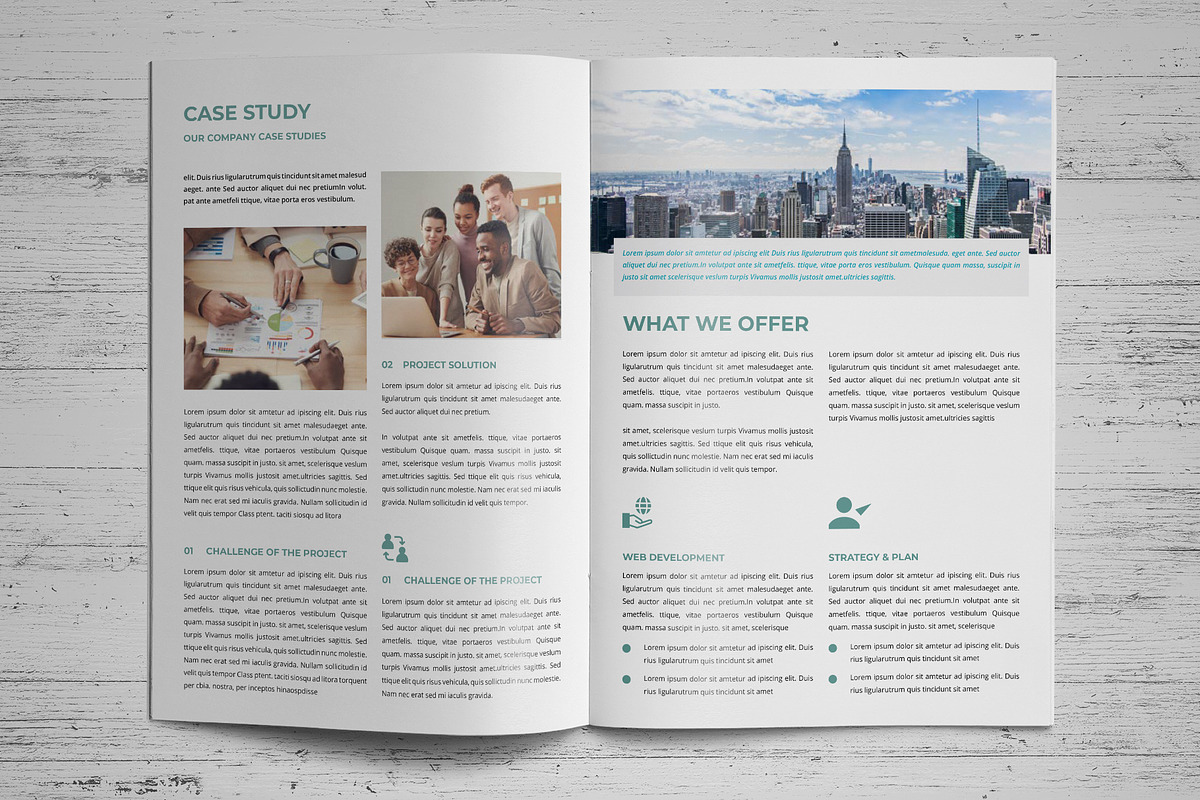 Company Profile Template V5, a Brochure Template by SamiSimply7 (Photo 5 of 9)
