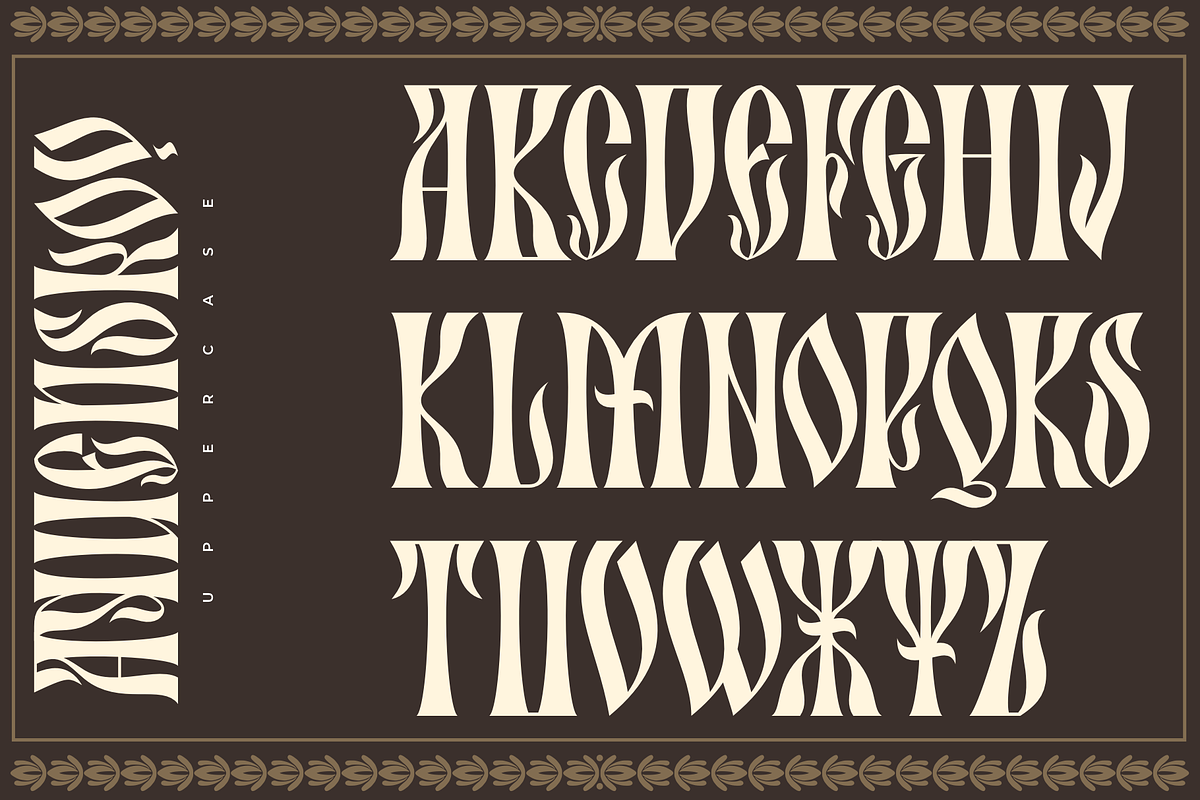 Aquenskov for Streetwear & Apparel, a Blackletter Font by ilhamtaro (Photo 6 of 10)