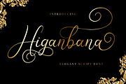 Higanbana | Elegant Script Font, a Script Font by Rissyletter Studio (Thumbnail 1 of 11)