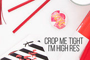 Red Romantic Styled Desktops, a Business Photo by OhTilly (Thumbnail 4 of 6)