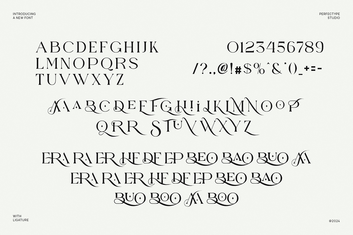 Amihera Serif Font Typeface, a Serif Font by Perfectype (Photo 6 of 6)