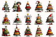 Whimsical Christmas Funny Tree PNG, an Illustration by OK Design (Thumbnail 3 of 6)