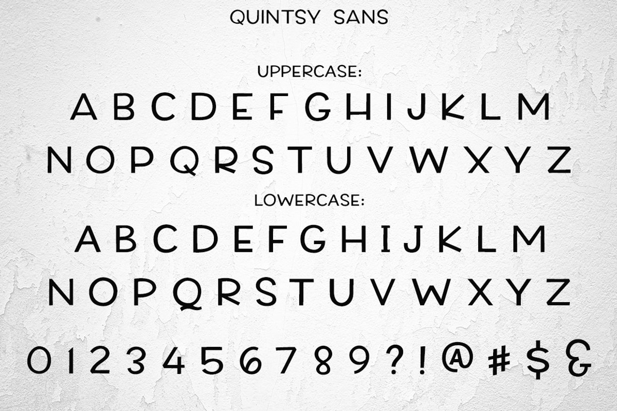 Quintsy - a five-font set! preview 8