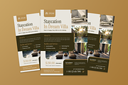 Luxury Villa Promotion Flyer, a Flyer Template by MMPixelCraft (Thumbnail 3 of 5)