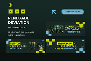 Renegade Deviation - Facebook Cover, a Social Media Template by StreaksideStd