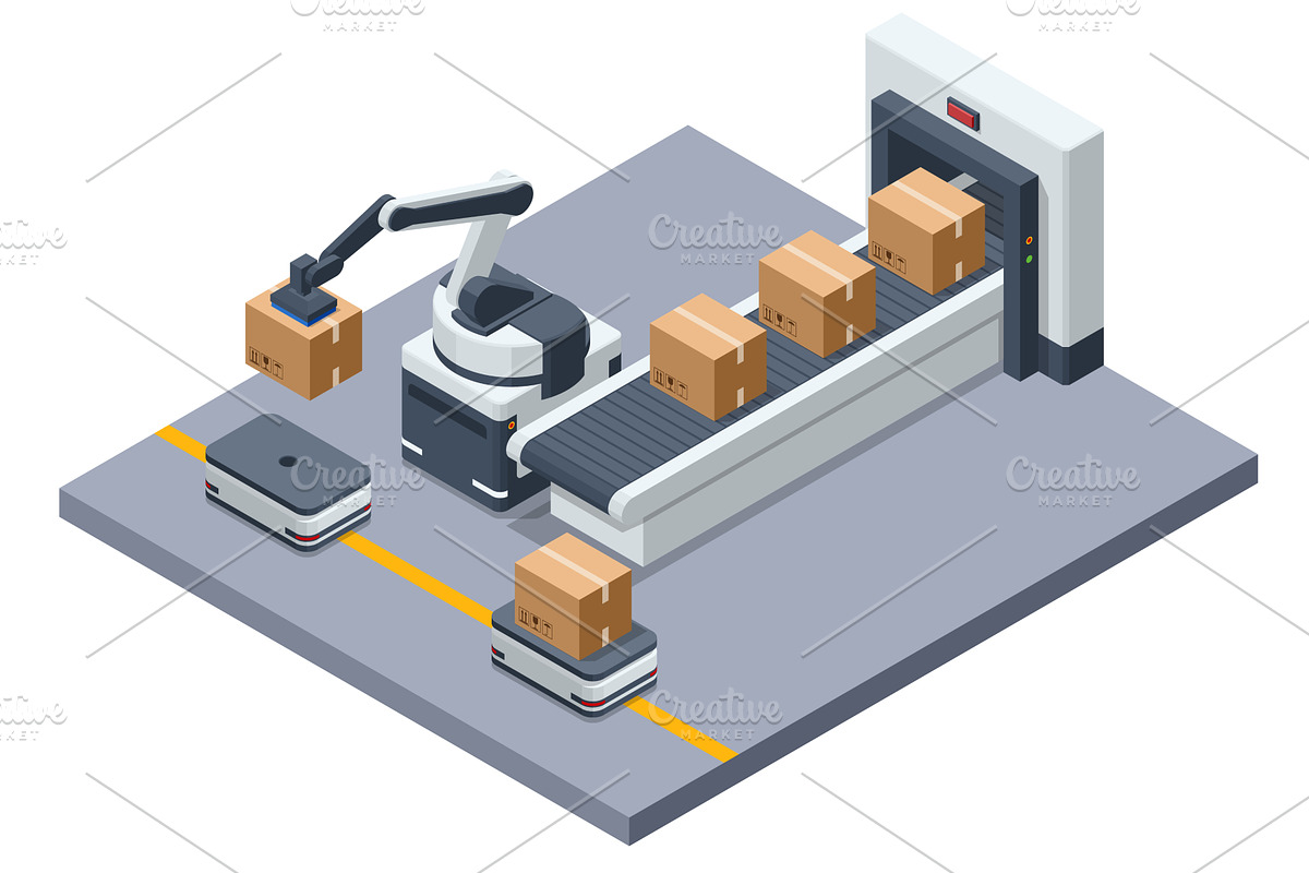 An isometric illustration of a smart, an Illustration by Golden Sikorka