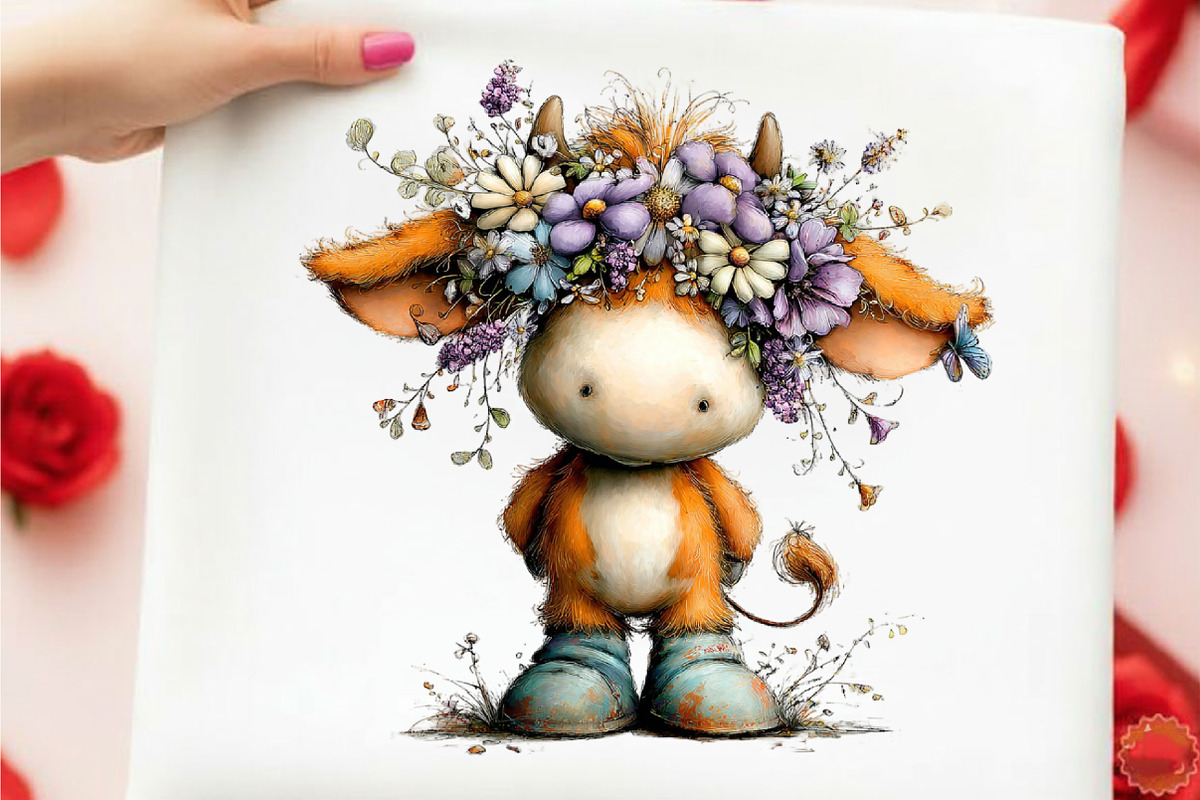 Whimsical Spring Animals Clipart, an Illustration by designcity5 (Photo 4 of 5)