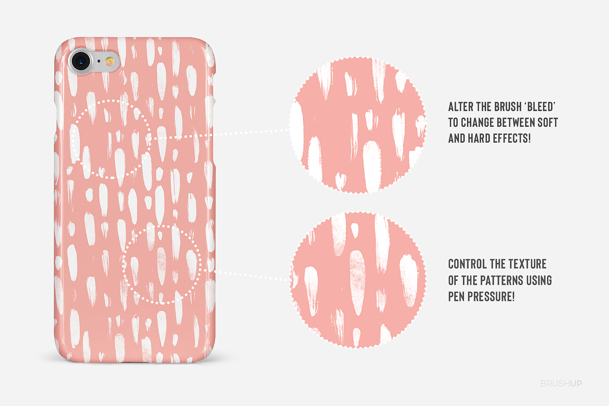 Seamless Patterns for Procreate (1), a Brush Add-On by BrushUp (Photo 2 of 8)