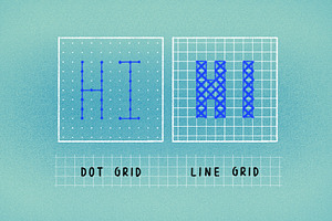 Procreate Grids Brush Set