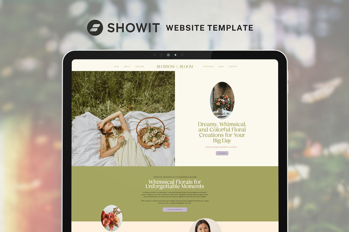 Showit Website Template | Romee