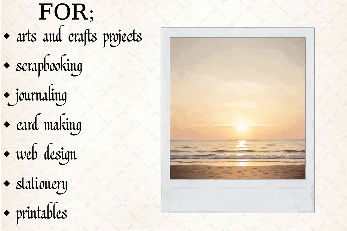 Watercolor Summer Clipart, an Illustration by Libby Wishes (Photo 7 of 8)