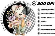 Vintage Little Cottage Clipart, an Illustration by DreamCafeArt (Thumbnail 2 of 8)