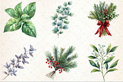 Winter Herbs Sublimation Clipart, an Illustration by Rose Art (Thumbnail 3 of 7)