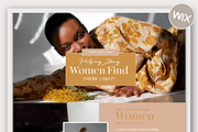 Wix Websit Template | Capture Light, a Wix Template by Turia Avenue (Thumbnail 1 of 6)