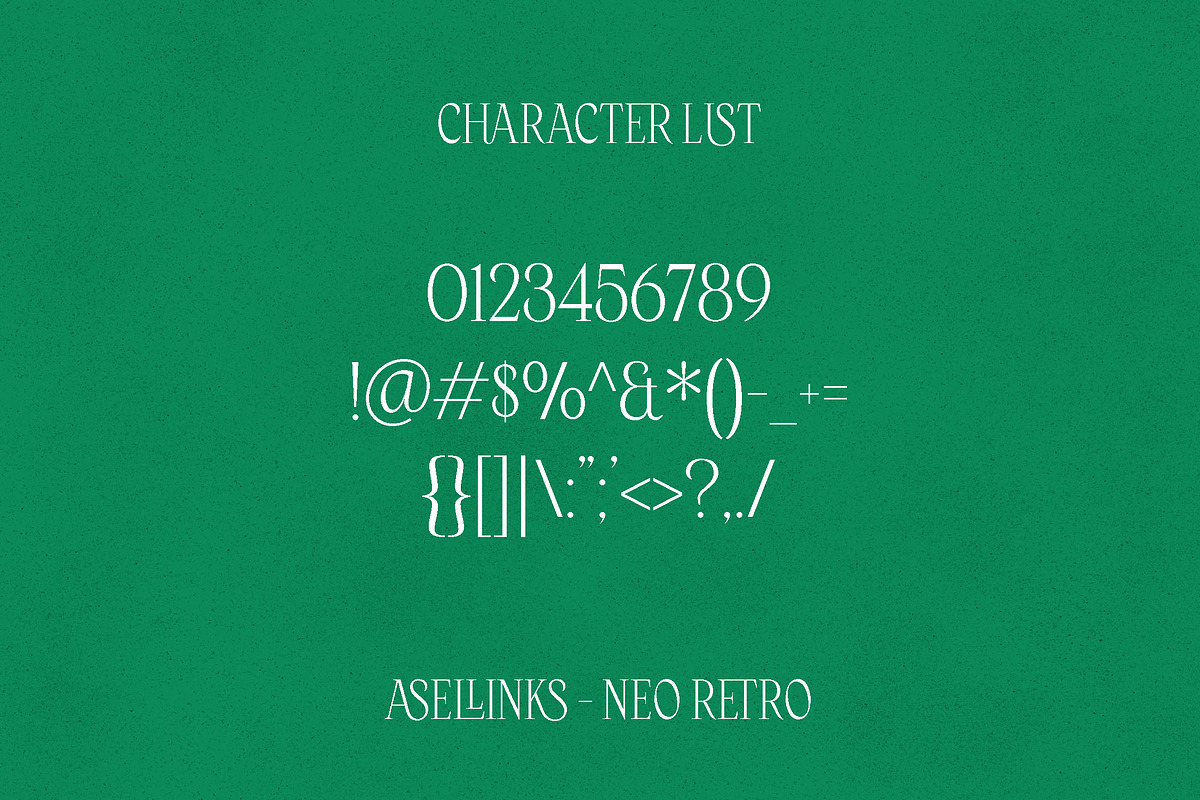 Asel Links - Neo Retro Serif, a Serif Font by Versetype (Photo 11 of 12)