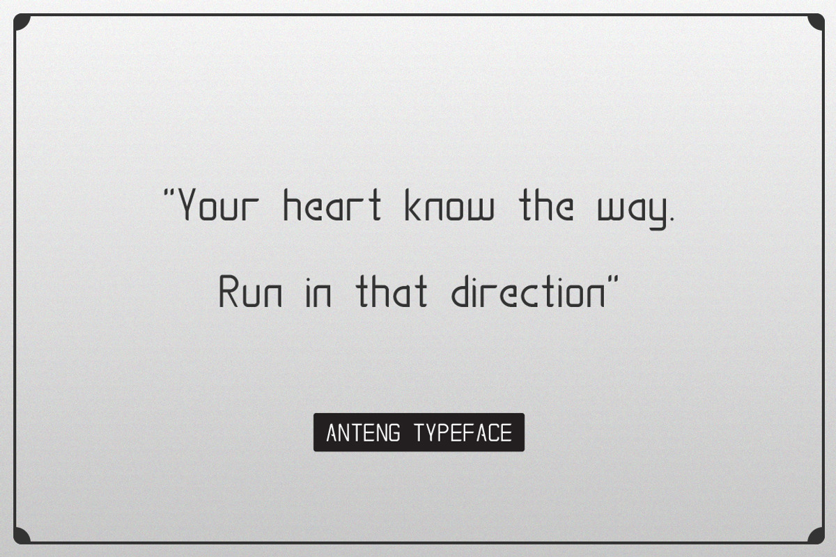 Anteng | Dual Width Font preview 7