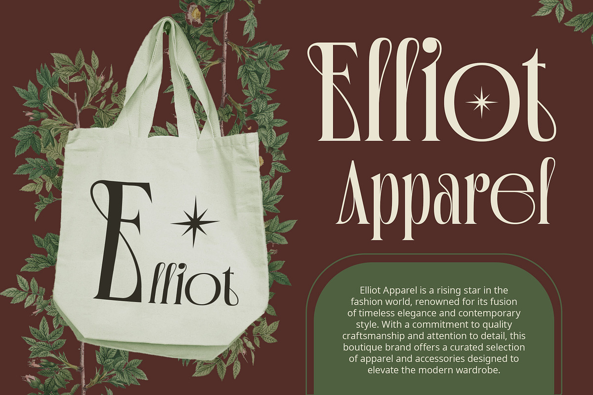 Revalyn – Art Noveau Font, a Serif Font by Craft Supply Co. (Photo 7 of 8)