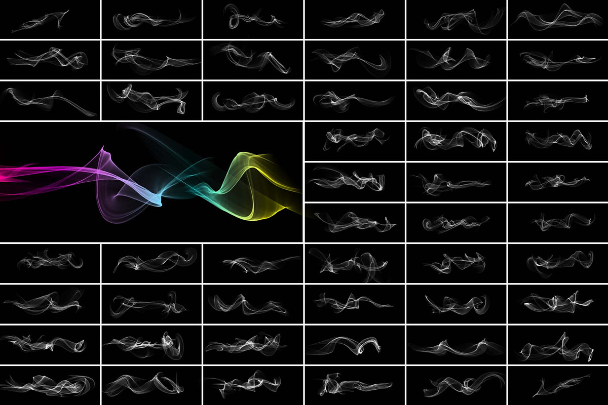 Smoke Photoshop Brush Collation, a Brush Add-On by MRI STUDIO (Photo 2 of 41)