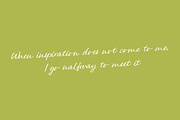 Mandragora, a Script Font by Katie Holland (Thumbnail 5 of 6)