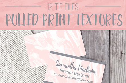 Pulled Print Textures