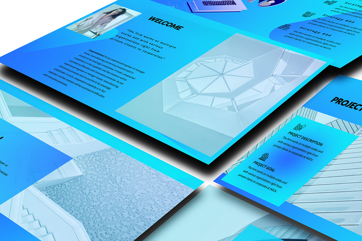 Roofed Corporate Powerpoint Template, a Presentation Template by temphall (Photo 5 of 8)
