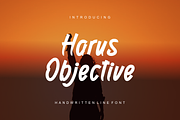 Harus Objective - Font, a Handwritten Font by artchiles_design (Thumbnail 1 of 5)