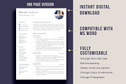 Simple Resume Template for Word | CV, a Resume Template by aivos (Thumbnail 2 of 7)