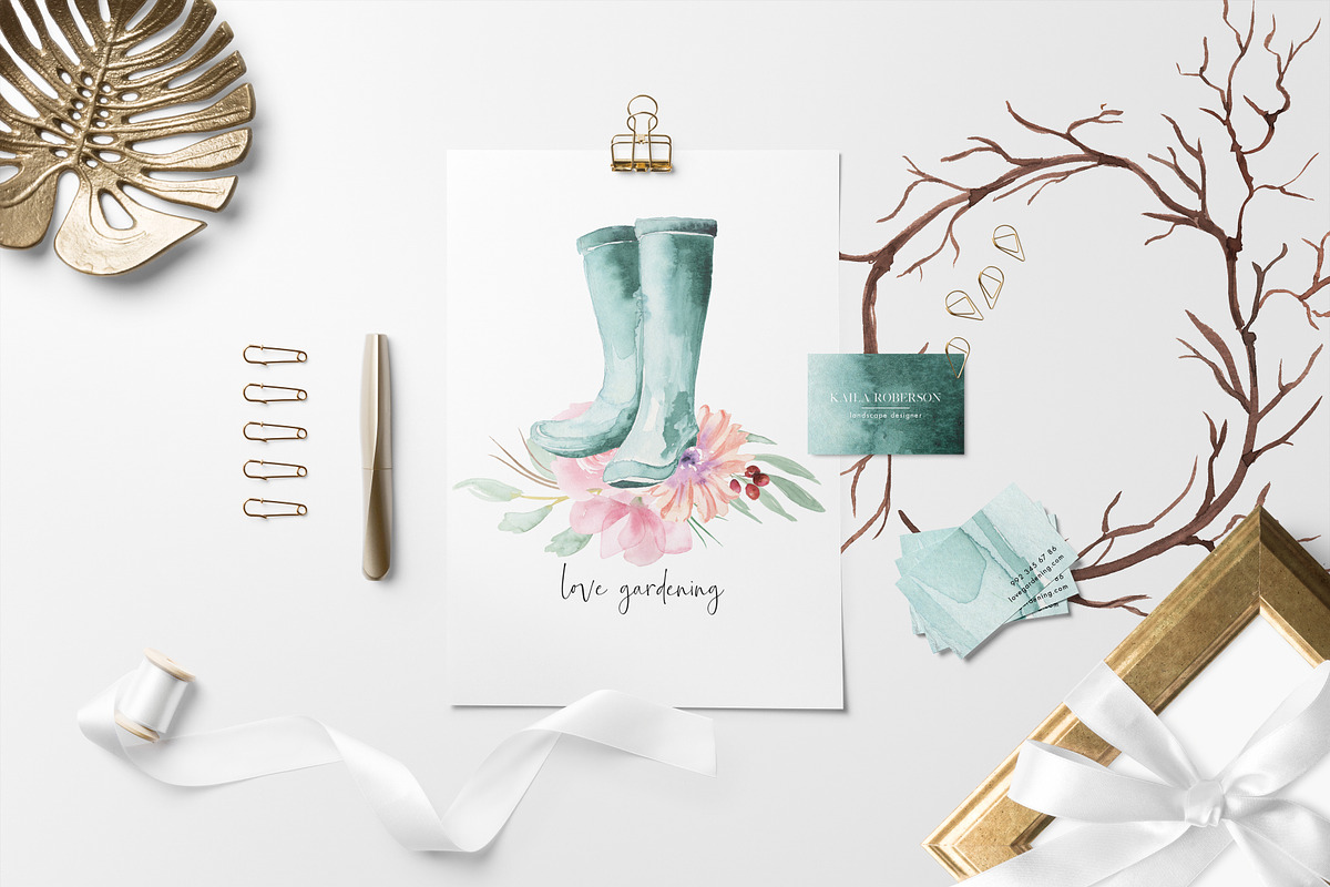 Classics of the fall, Watercolor Set, an Object Graphic by Jeanina Vlad (Photo 3 of 12)