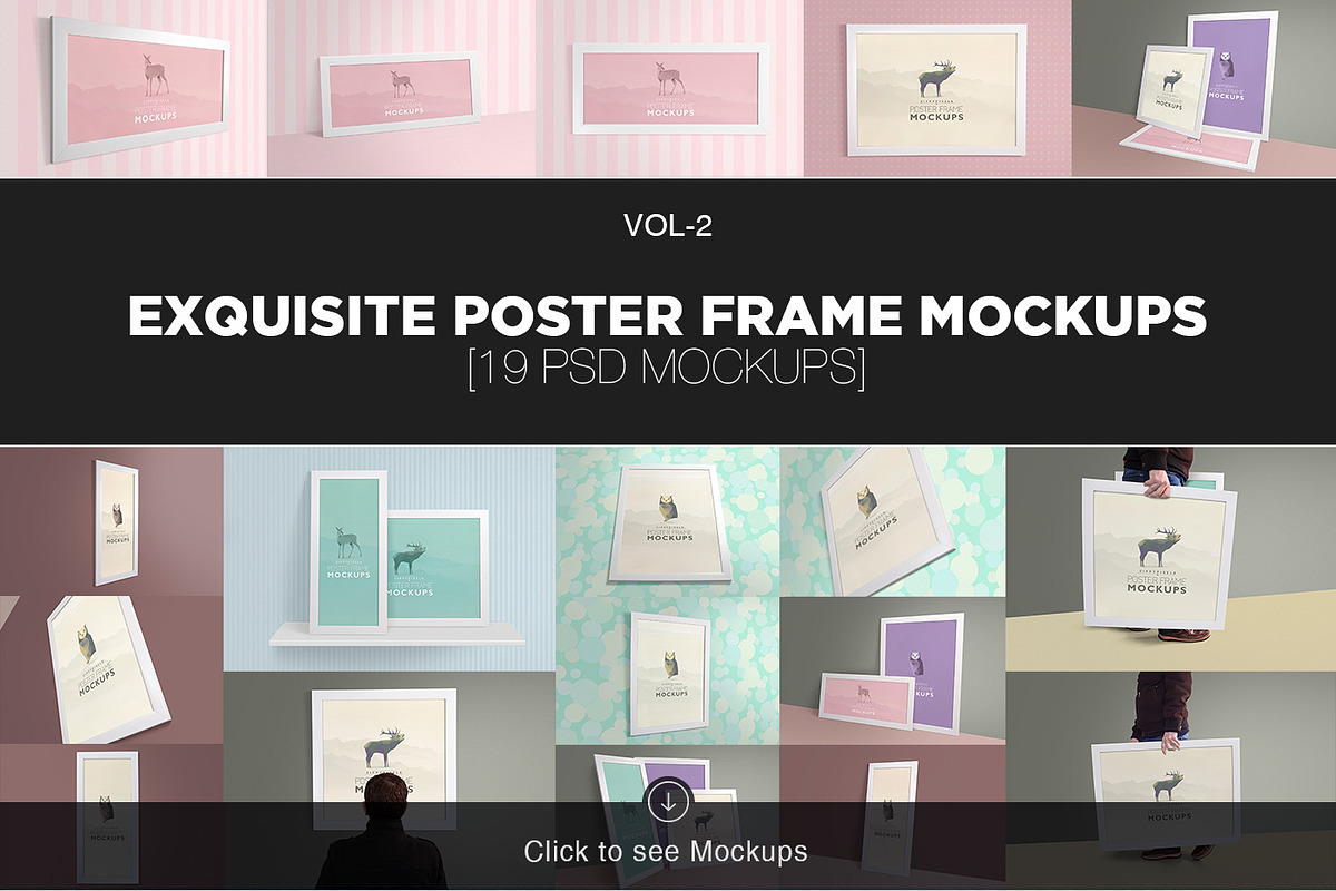 Photo & Poster Frame Mockup Bundle, a Print Template by ZippyPixels (Photo 4 of 4)