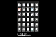 Organic Frames - Hand Cut Frame PNGs, a Texture Graphic by BLKMARKET© (Thumbnail 4 of 7)