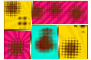 Comic book page divided by, an Illustration by Things for designers