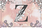 Floral Vector Monograms, an Object Graphic by Free-PSD-Templates (Thumbnail 3 of 4)