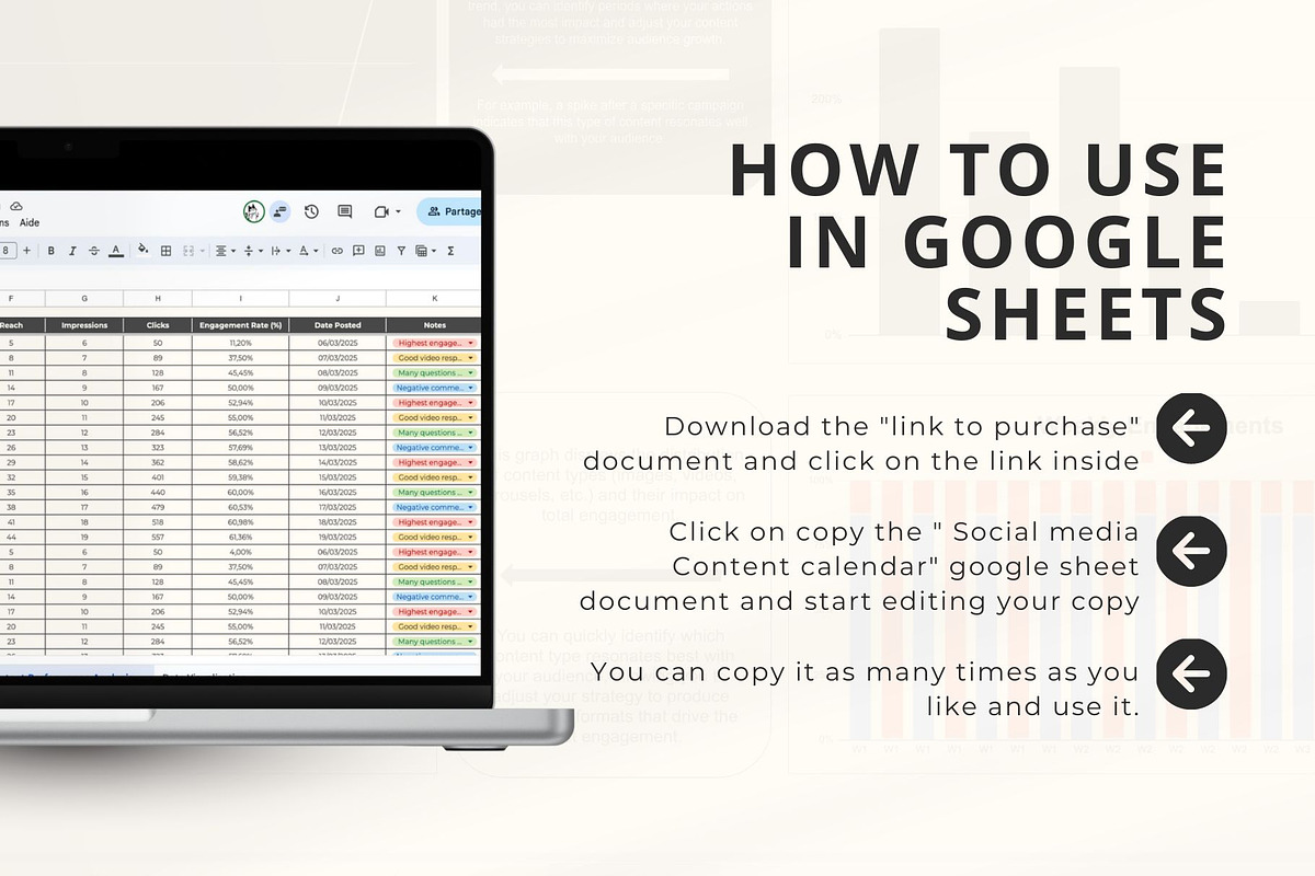 2025 Social Media Content Dashboard, a Social Media Template by Marketello Studio (Photo 5 of 6)