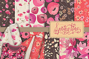 Springtime 03 - Seamless Patterns, a Pattern Graphic by Michelle Alzola (Thumbnail 1 of 3)
