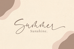 Sinthya - Casual Script Font