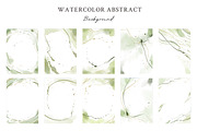 Watercolor Green Abstract Background, a Background Graphic by Yorda Studio (Thumbnail 2 of 8)