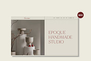 EPOQUE Wix Store Website Theme, a Wix Template by Studio Suvelle (Thumbnail 2 of 10)