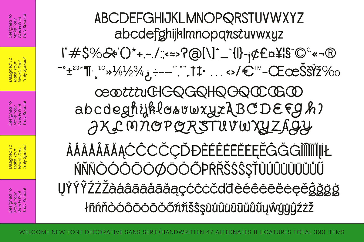 Pastiorie Decorative Sans Serif, a Sans Serif Font by timelesstype.co (Photo 10 of 10)