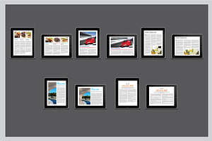 Digital Magazine Template Vol. 01