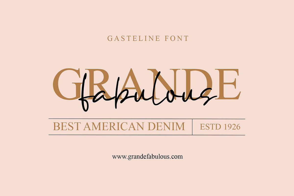 Gasteline - Casual Font, a Script Font by MJB Letters (Photo 2 of 10)
