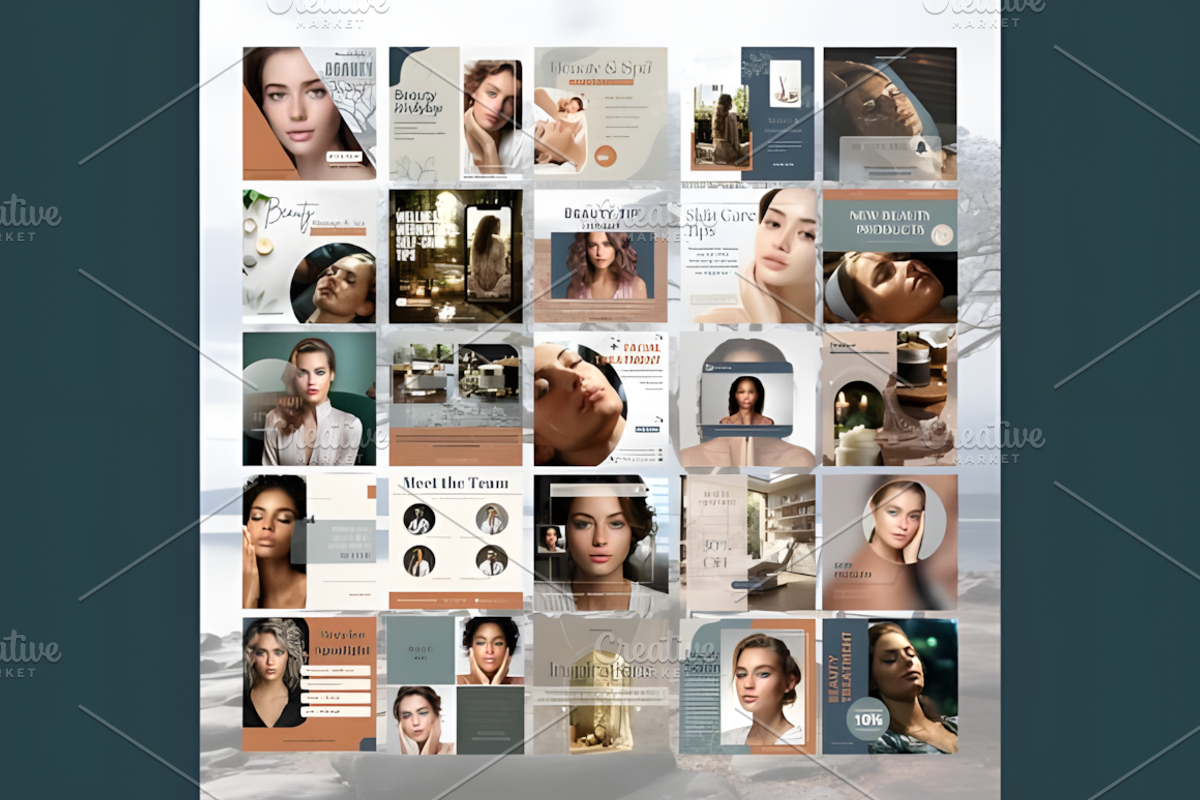 50 Social Media Post Template, a Social Media Template by Ink Gallery (Photo 4 of 5)