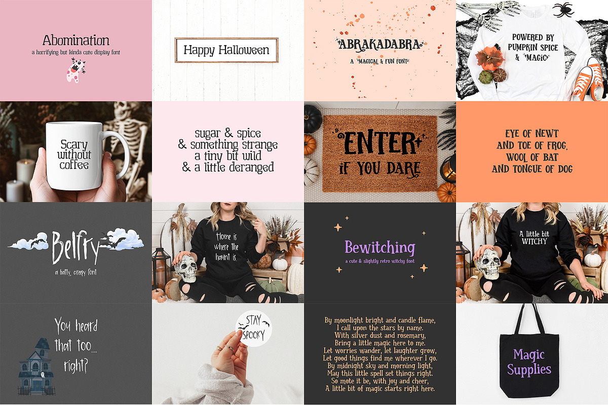 Halloween Font Bundle, Vol. 2, a Handwritten Font by Beck McCormick (Photo 2 of 9)