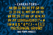 Burgendry - Brush Graffiti Font, a Script Font by dexsarharryfonts (Thumbnail 7 of 9)