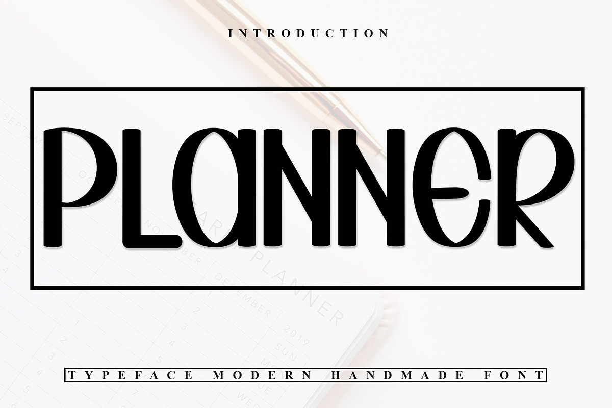 Planner, a Sans Serif Font by InermediaSTUDIO (Photo 1 of 7)