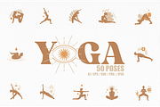 Yoga Vector Clip Art Collection, a Healthcare Illustration by Vibérains (Thumbnail 1 of 13)
