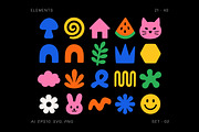 Colorful Doodle Elements, an Object Illustration by Pixels.Craft (Thumbnail 3 of 10)