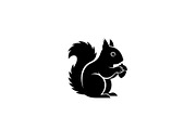Black Squirrel Vector Icon Bundle, an Illustration by jahid234 (Thumbnail 9 of 51)
