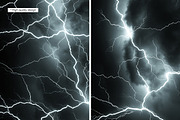 Dramatic Lightning Bolt Overlays, a Background Graphic by Partikusi Design (Thumbnail 2 of 3)